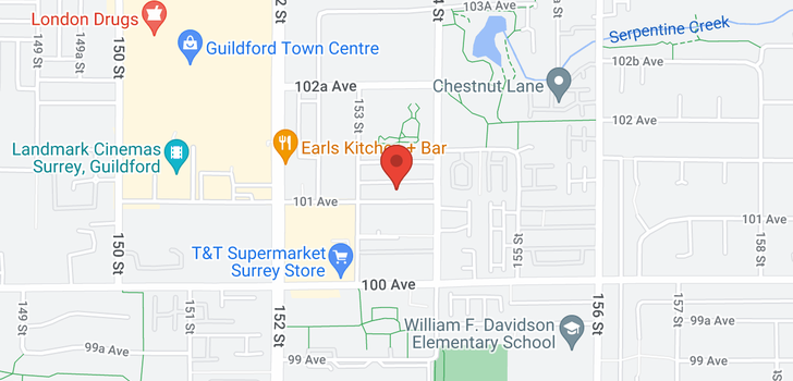 map of 304 15351 101 AVENUE